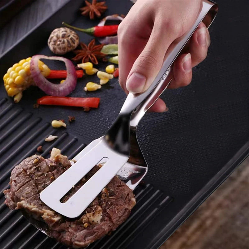 Stainless Steel Grilling Spatula - Perfect for BBQ, Pancakes, Pizza, and More! 
